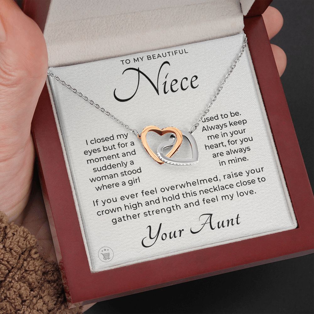 Niece Gift From Aunt | In My Heart Necklace 0632T5