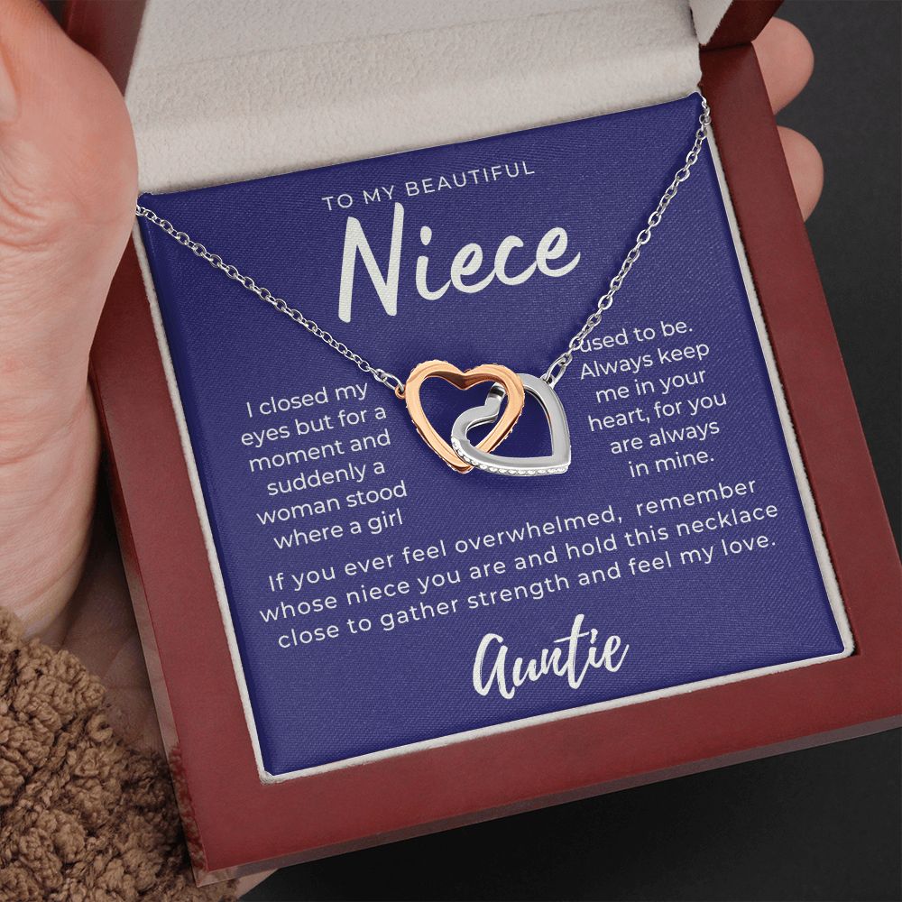 Niece Gift From Aunt | In My Heart Necklace 0631T10