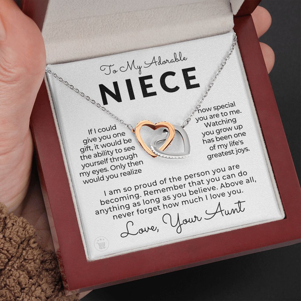 Niece Gift From Aunt | My Love Necklace 0628T2