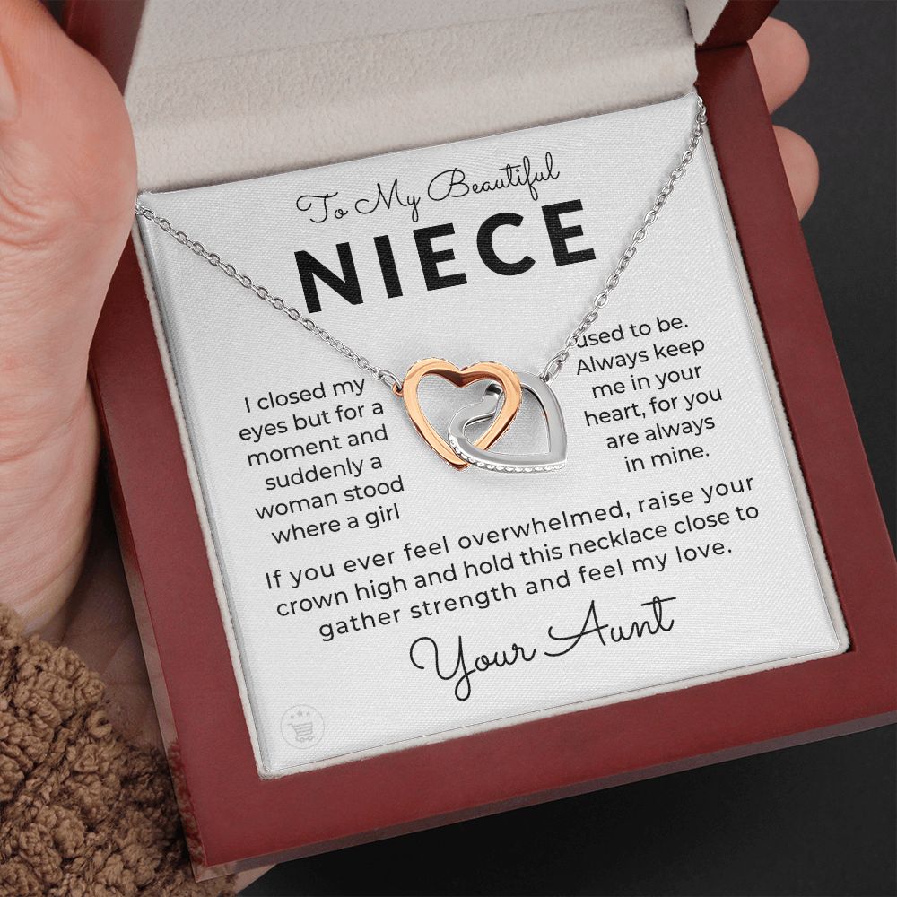 Niece Gift From Aunt | In My Heart Necklace 0632T2