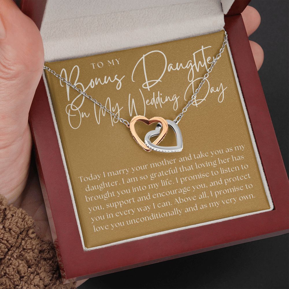 Stepdaughter Wedding Gift | Promise Necklace 0633T7