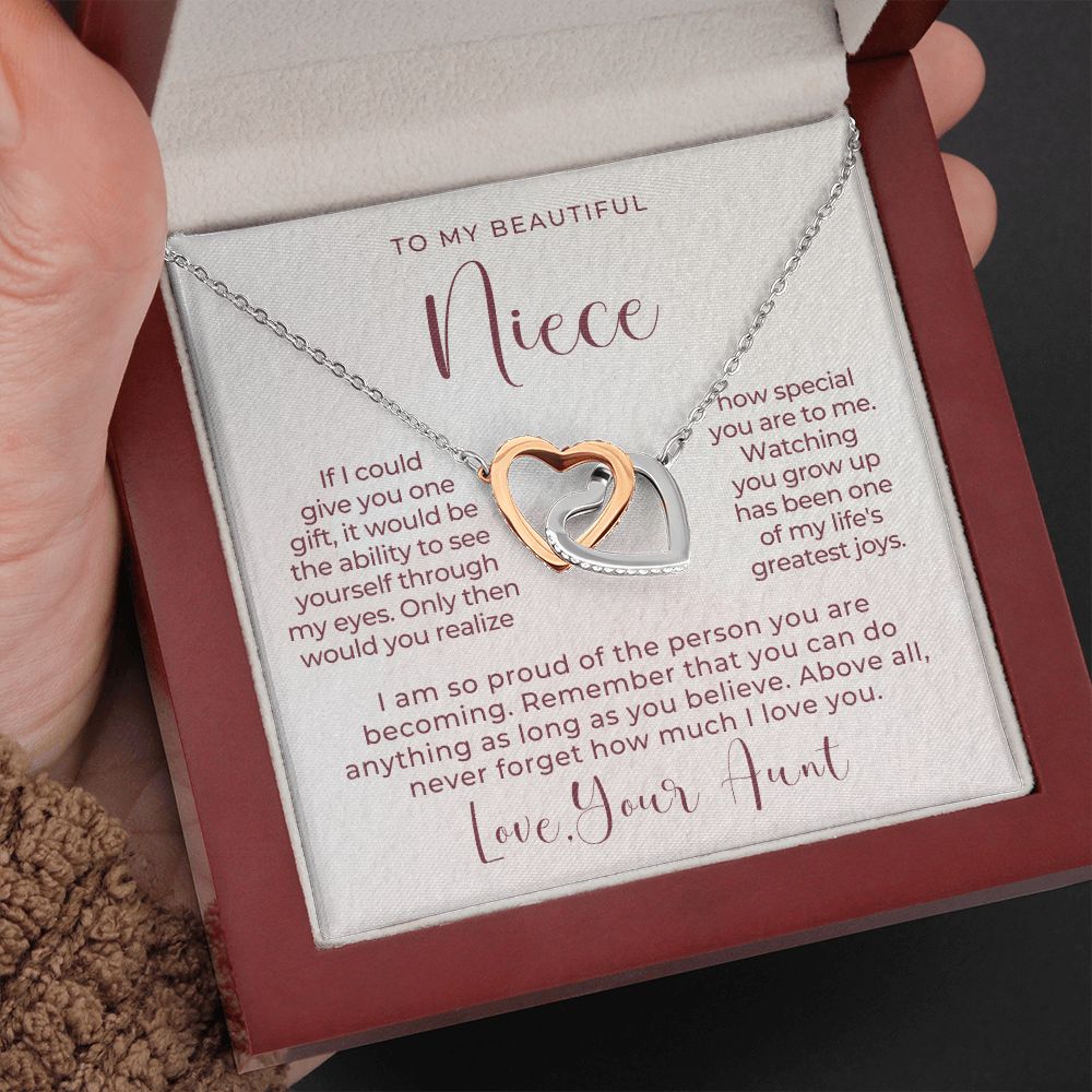 Niece Gift From Aunt | My Love Necklace 0628T16
