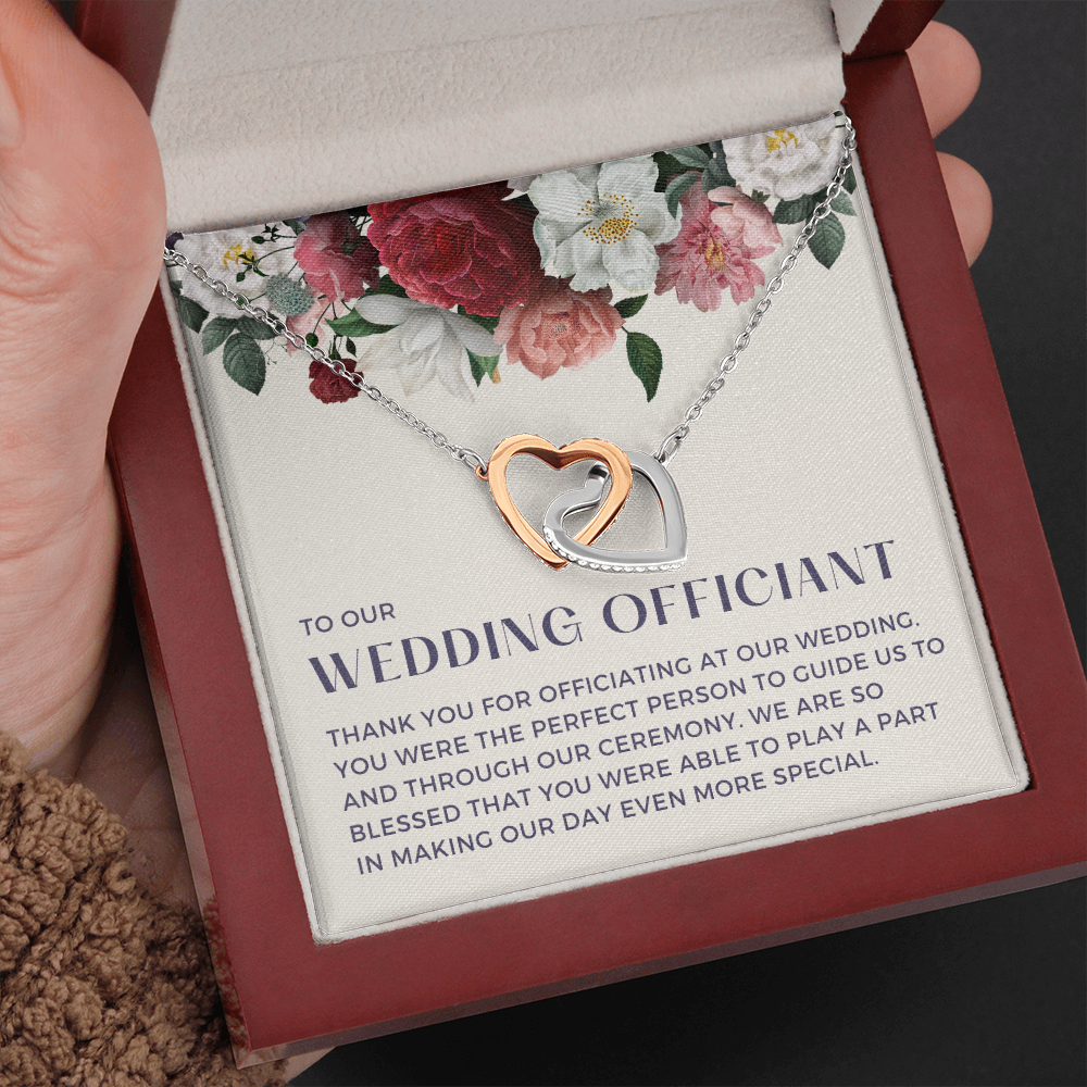 Officiant Proposal Gift | Thank You Necklace 0590T5