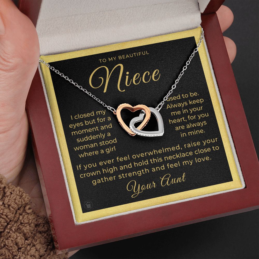 Niece Gift From Aunt | In My Heart Necklace 0632T7