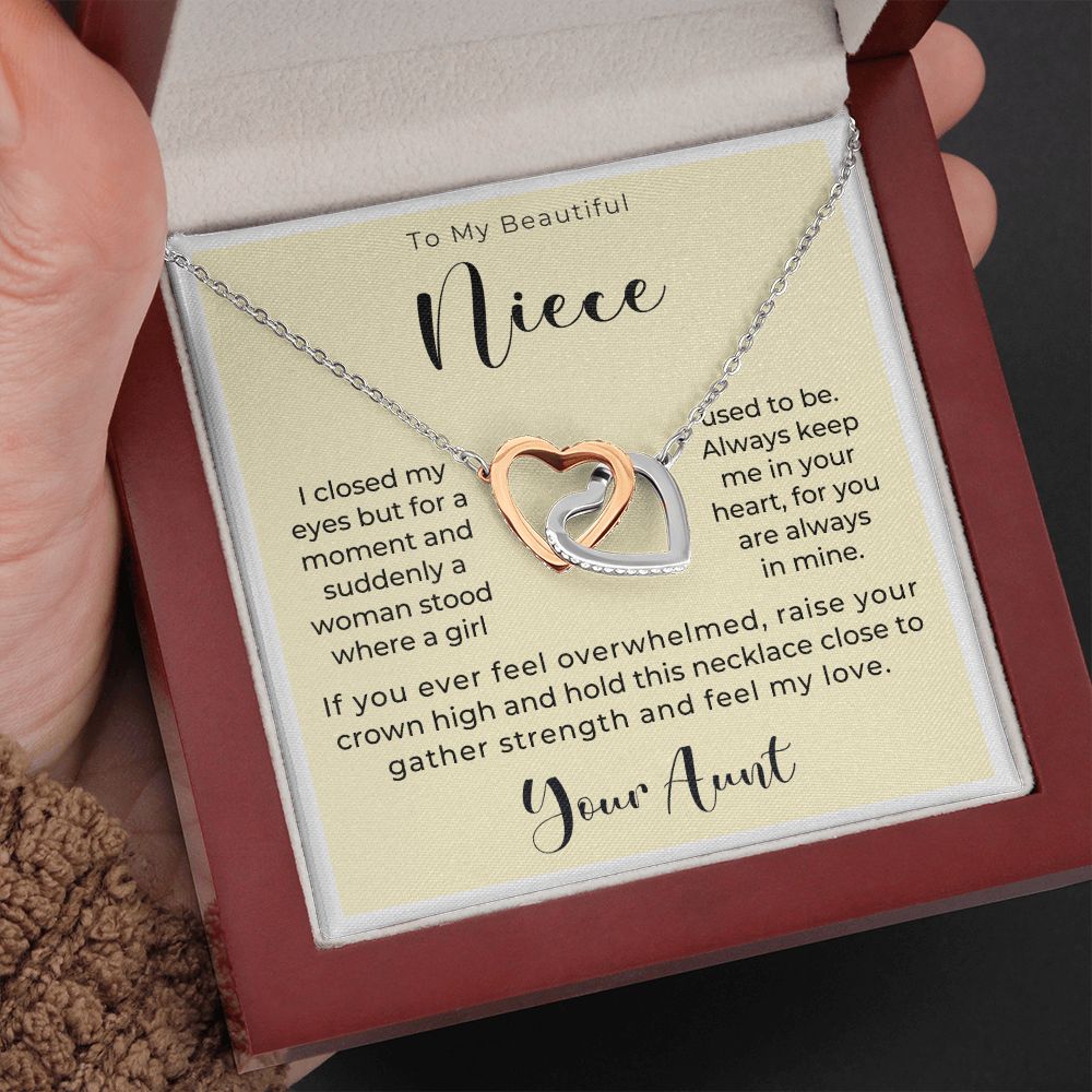Niece Gift From Aunt | In My Heart Necklace 0632T4