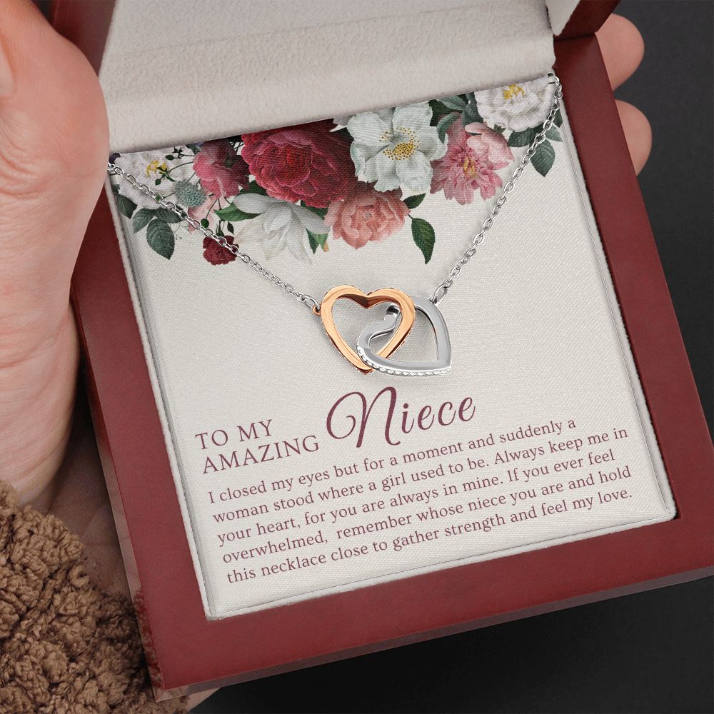 Niece Gift From Aunt | In My Heart Necklace 0631T12