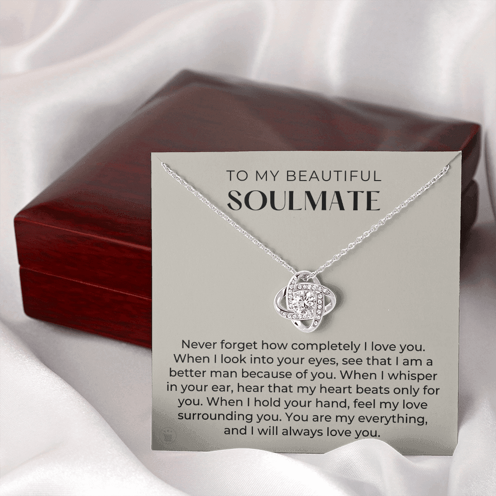 Gift For Wife, To My Soulmate | When I Necklace  0532T3