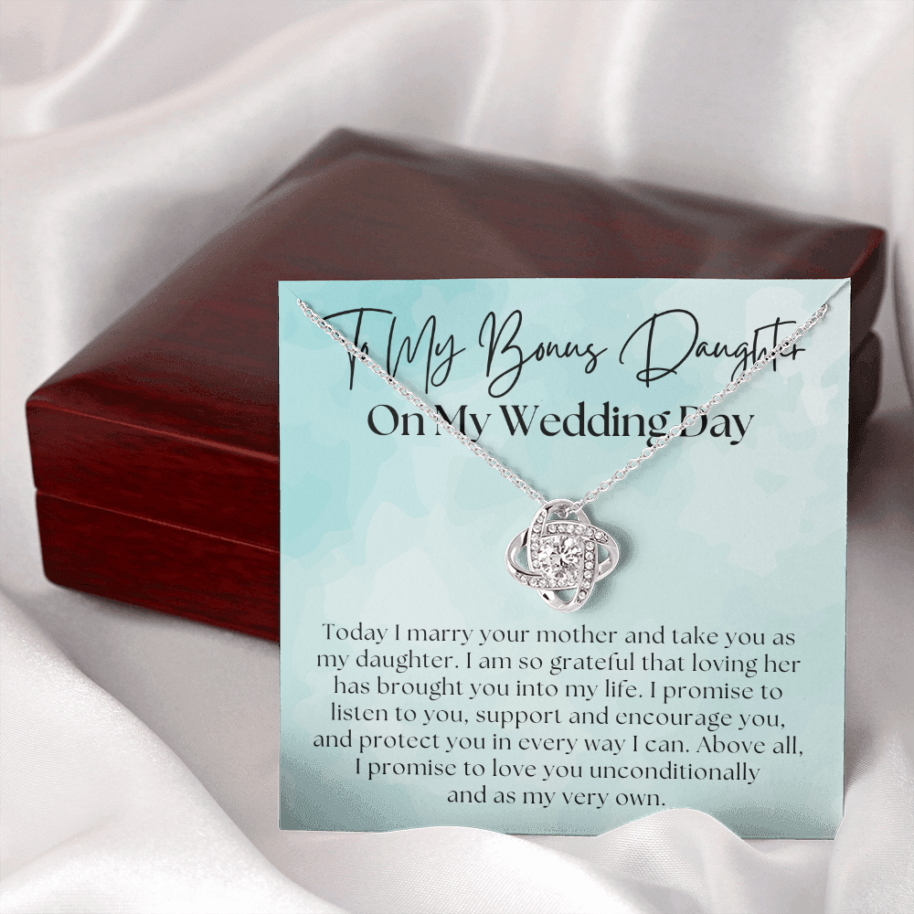 Stepdaughter Wedding Gift | Promise Necklace 0550T11