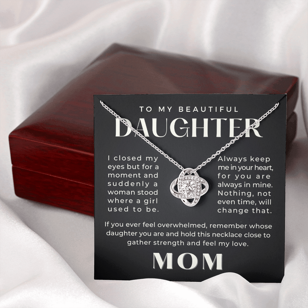 Daughter Gift From Mom | Keep Me Necklace 0580T8
