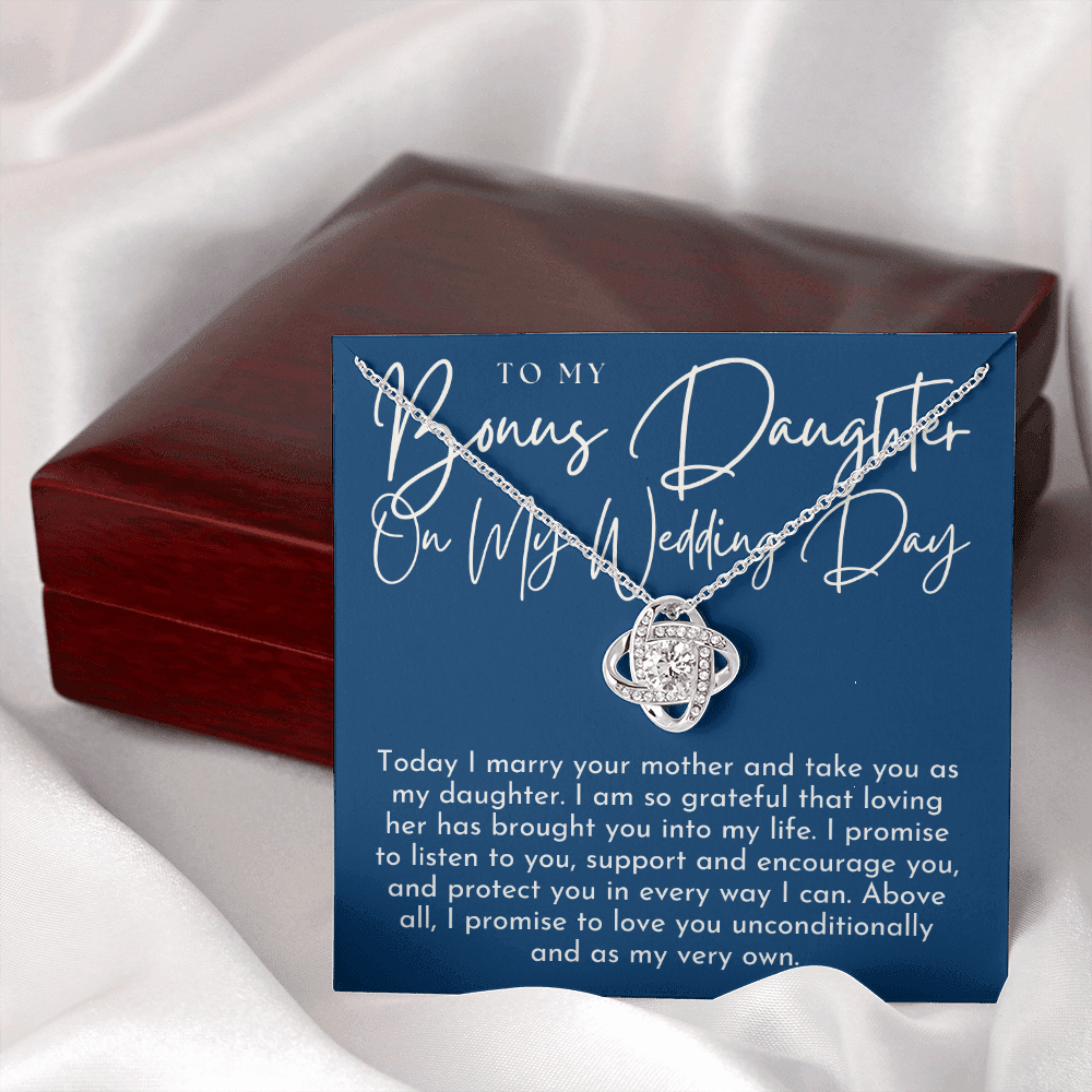 Stepdaughter Wedding Gift | Promise Necklace 0550T5