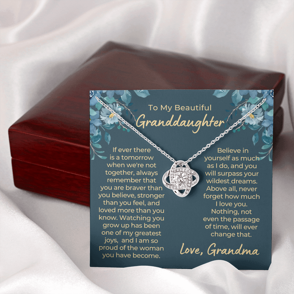 Granddaughter Gift | Believe Necklace 0547T14