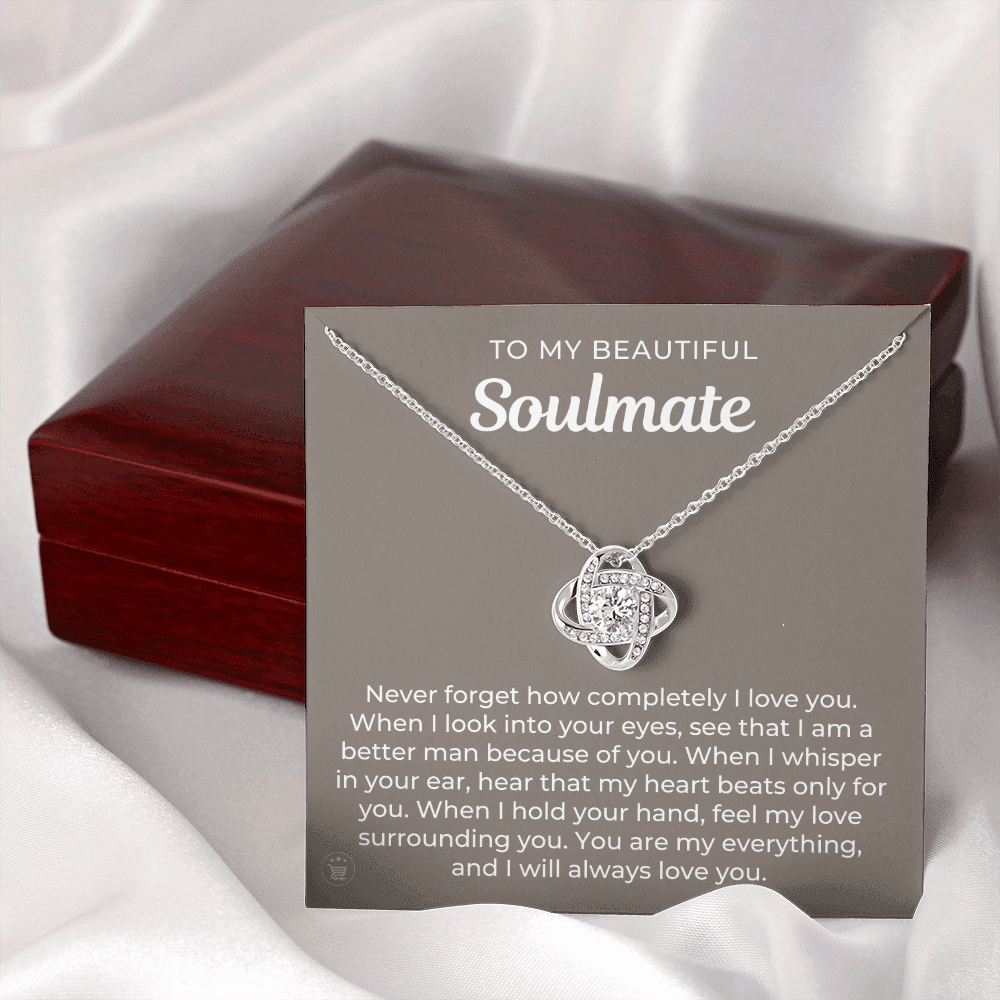Gift For Wife, To My Soulmate | When I Necklace  0532T2