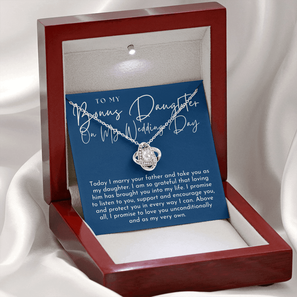 Stepdaughter Wedding Gift | Promise Necklace 0551T5