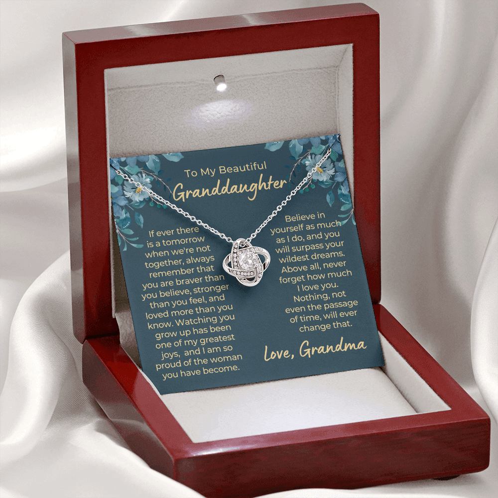 Granddaughter Gift | Believe Necklace 0547T14
