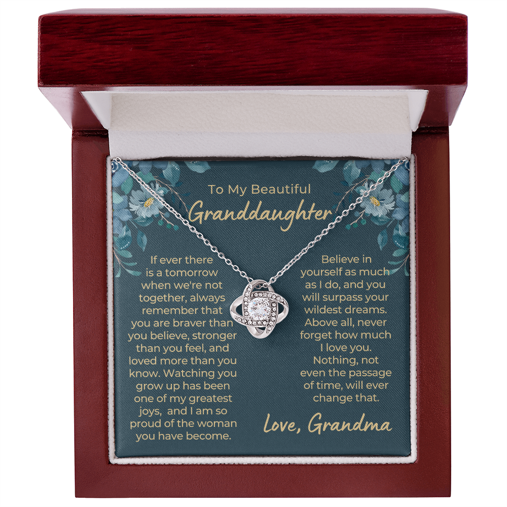 Granddaughter Gift | Believe Necklace 0547T14