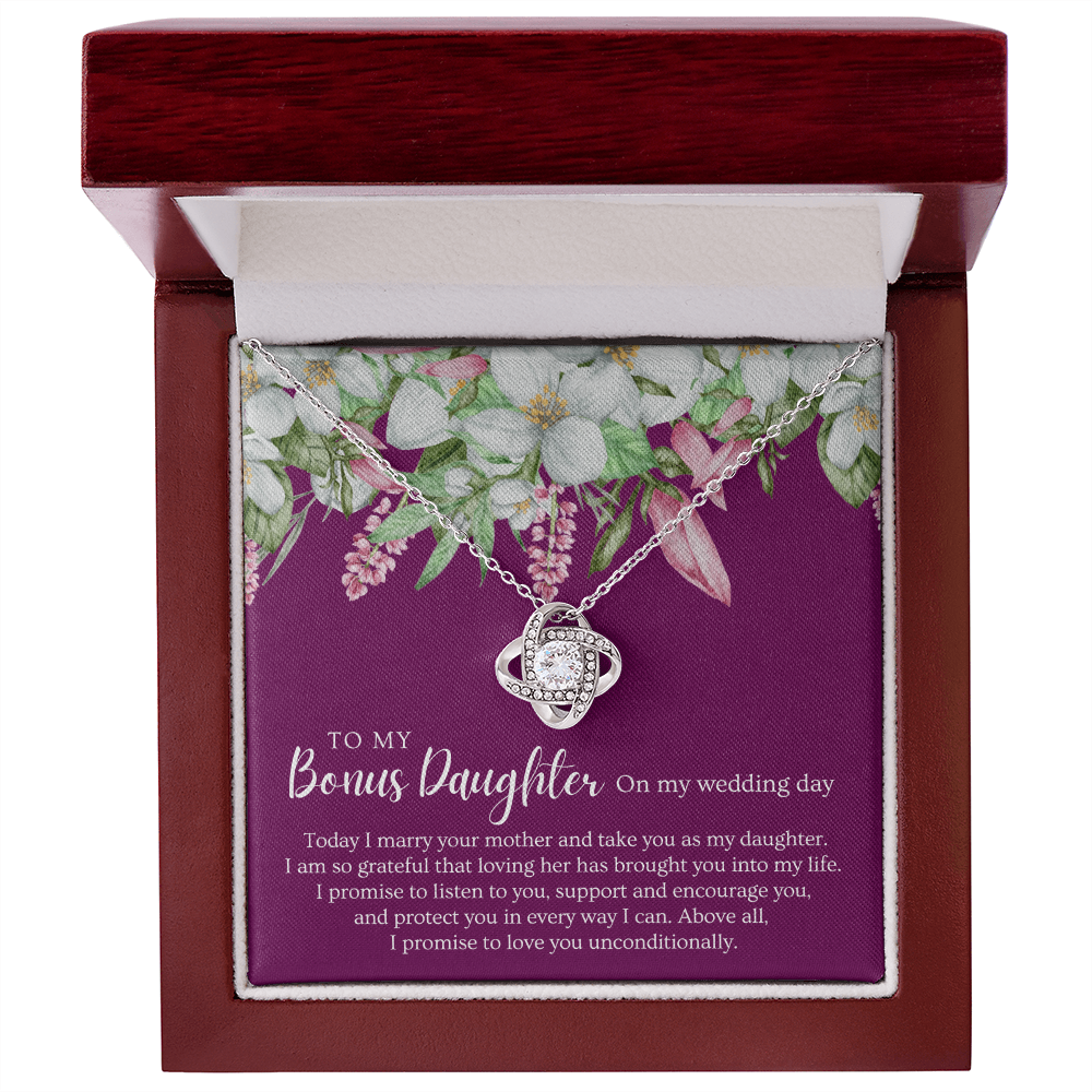 Stepdaughter Wedding Gift t | Promise Necklace 0550T2
