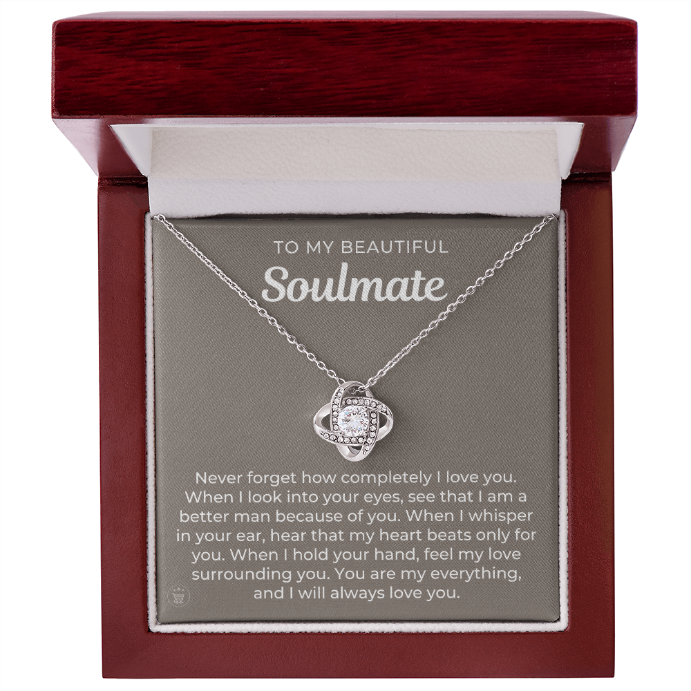 Gift For Wife, To My Soulmate | When I Necklace  0532T2