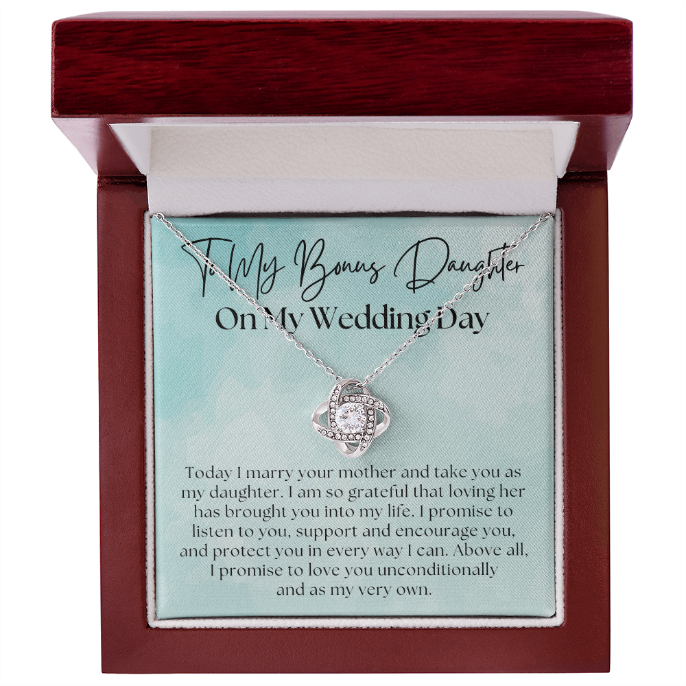 Stepdaughter Wedding Gift | Promise Necklace 0550T11