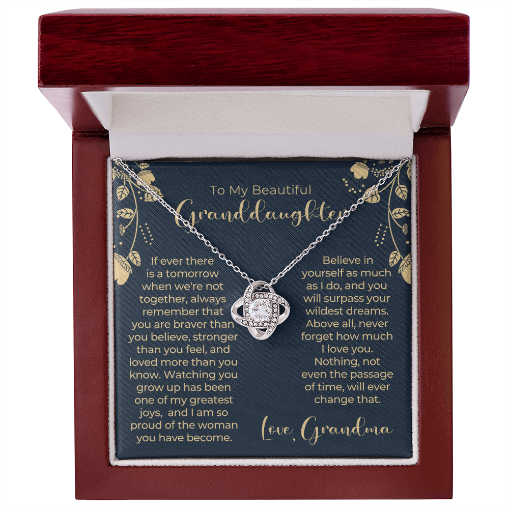 Granddaughter Gift | Believe Necklace 0547T13