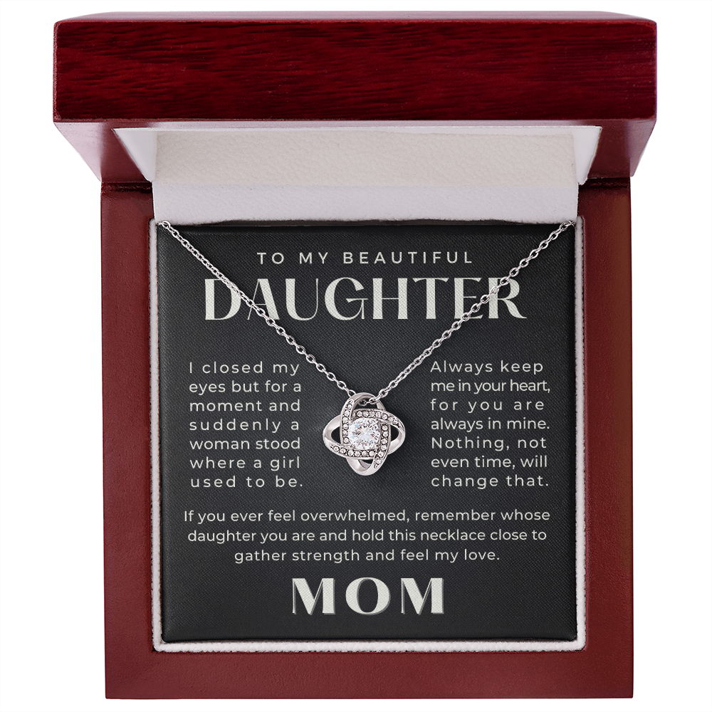 Daughter Gift From Mom | Keep Me Necklace 0580T8