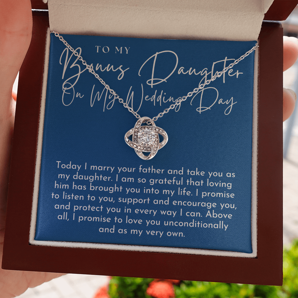 Stepdaughter Wedding Gift | Promise Necklace 0551T5