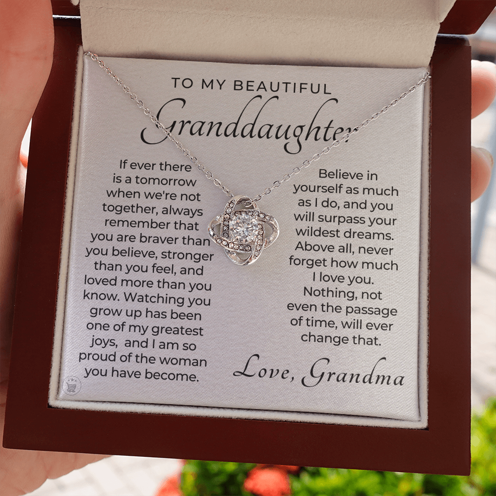 Granddaughter Gift | Believe Necklace 0547T8