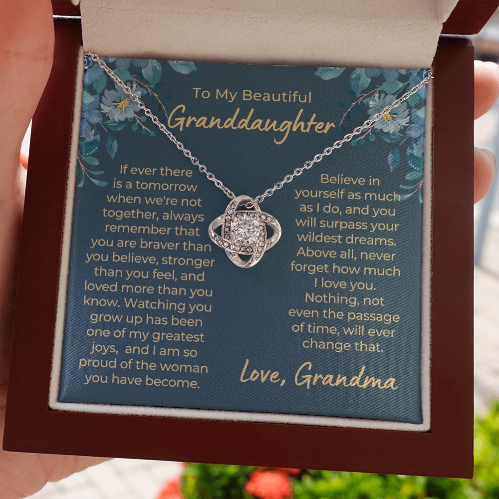 Granddaughter Gift | Believe Necklace 0547T14