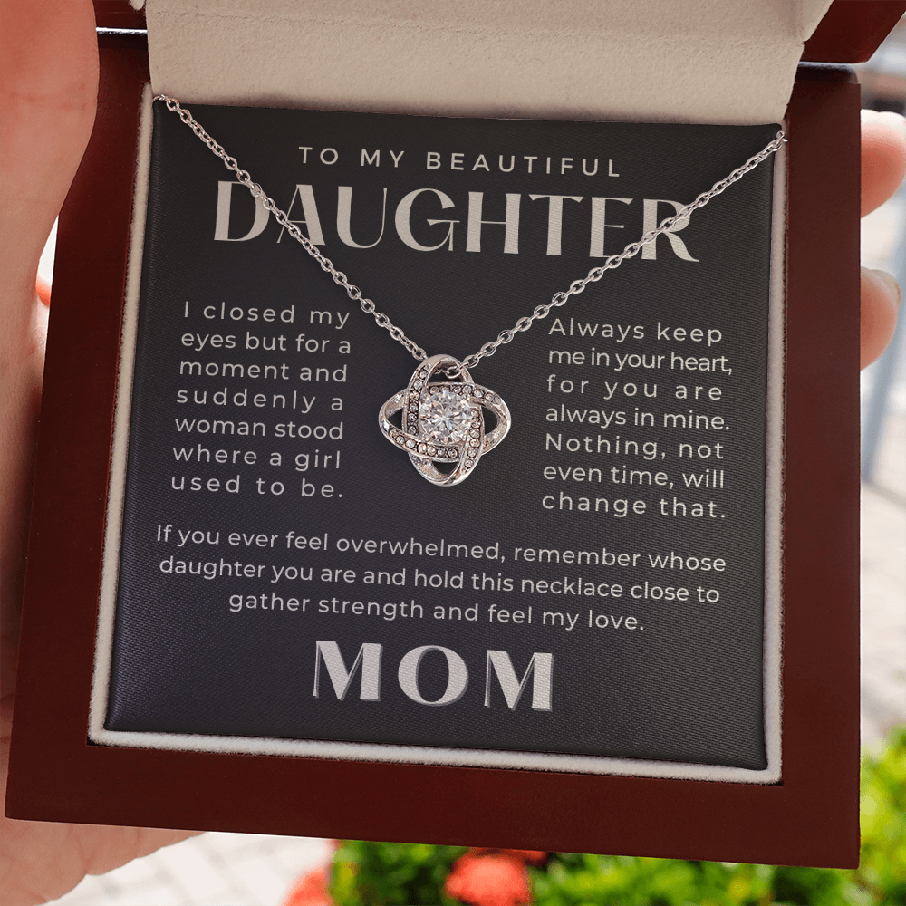 Daughter Gift From Mom | Keep Me Necklace 0580T8