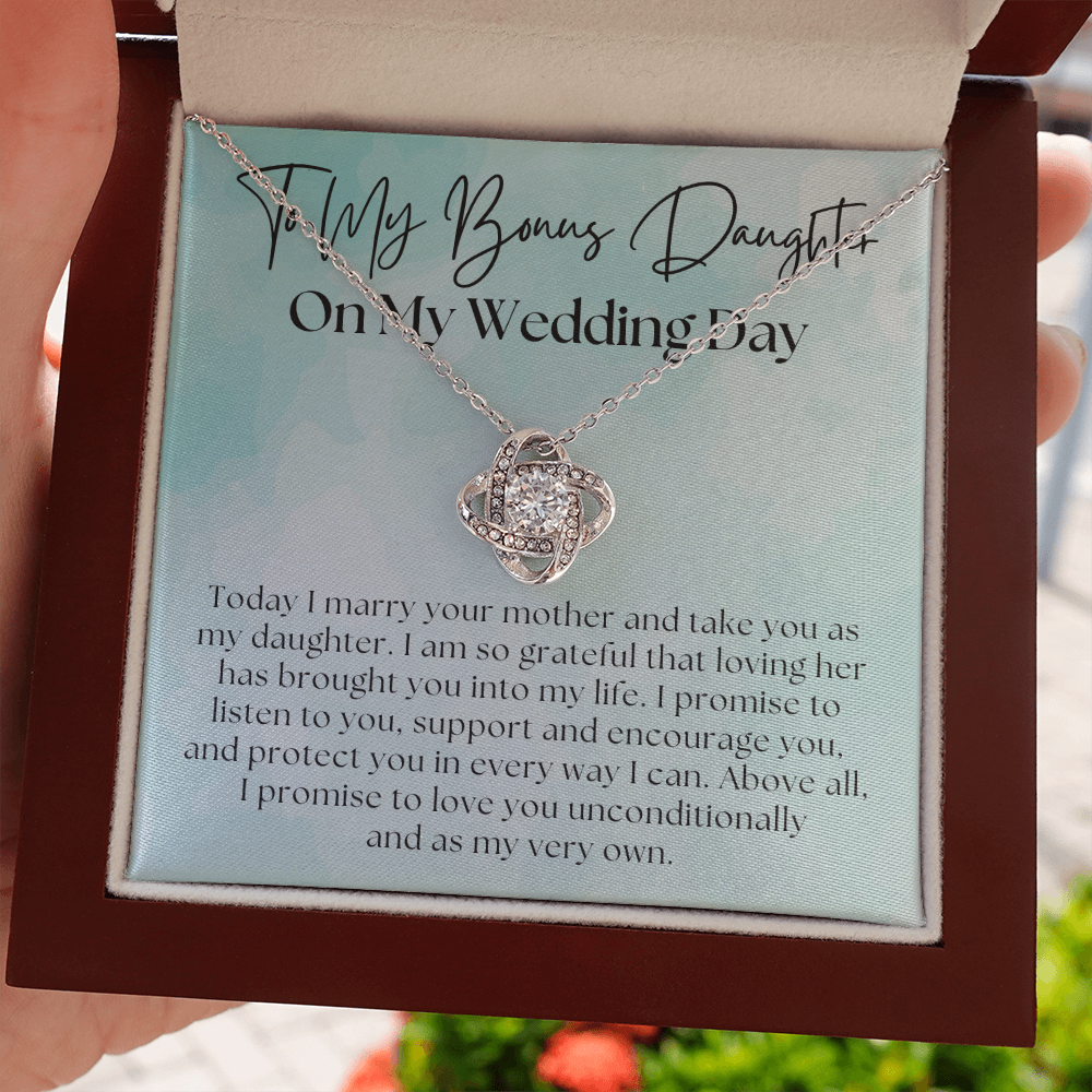 Stepdaughter Wedding Gift | Promise Necklace 0550T11