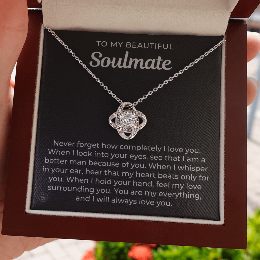 Gift For Wife, To My Soulmate | When I Necklace  0532T9