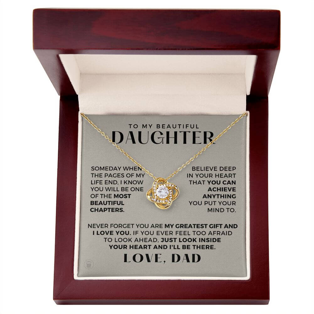 daughter necklace from dad