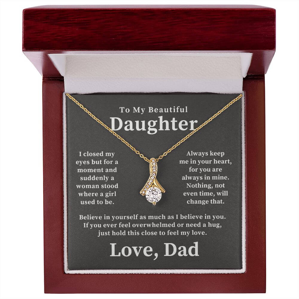 daughter necklace from dad