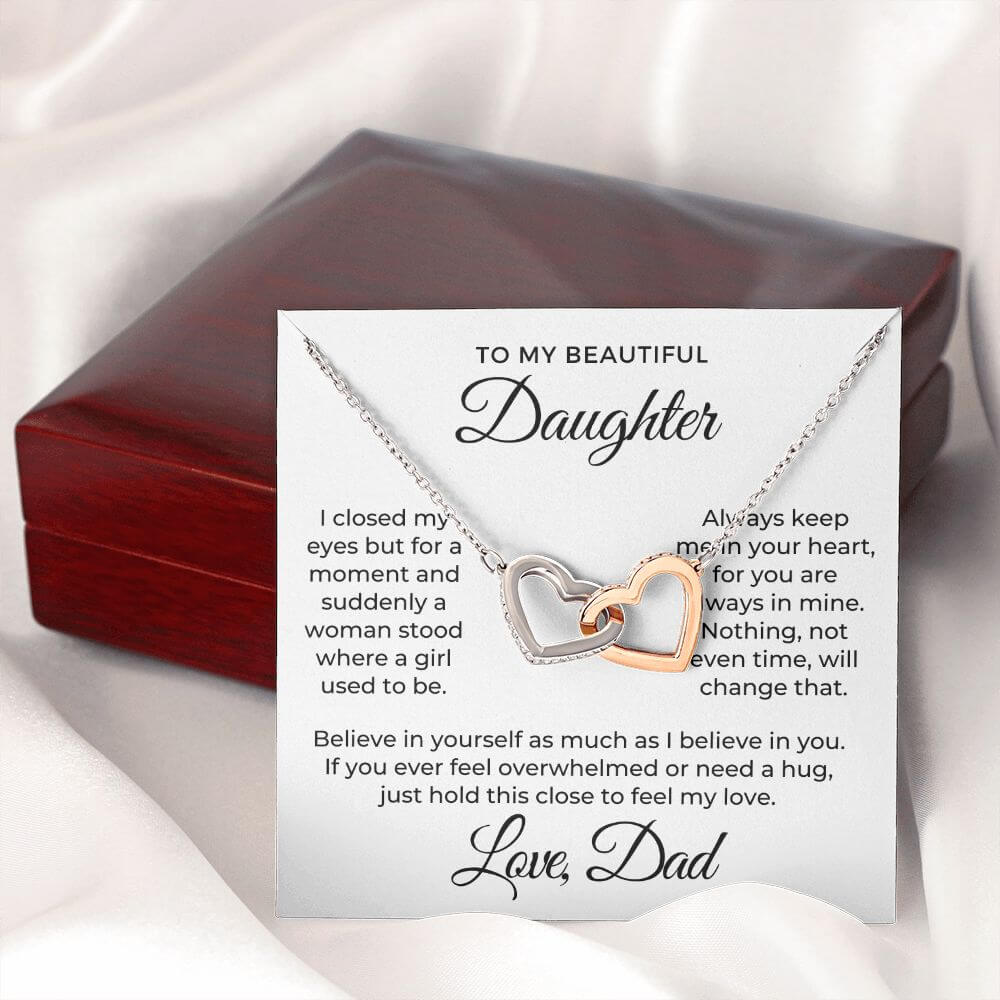 daughter necklace from dad