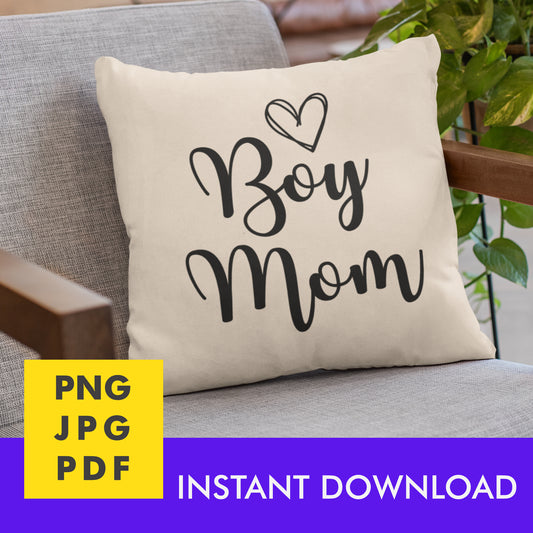 Digital Instant Download - Boy Mom M11-1