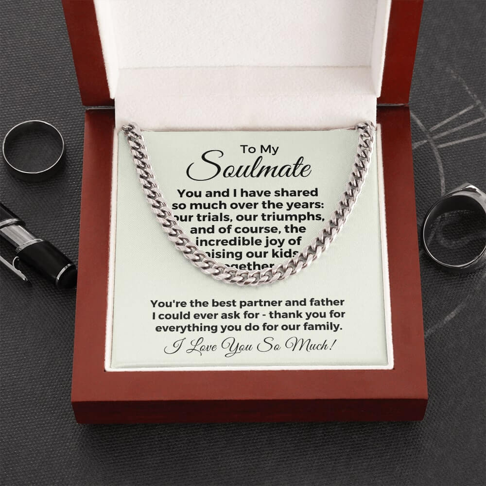 Father's Day Gift From Soulmate | Best Partner Cuban Link Chain 0447T11